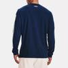 Under Armour Sportstyle Color Block Logo Training Long Sleeve T-Shirt Men tops Academy-Blue 1366464-408