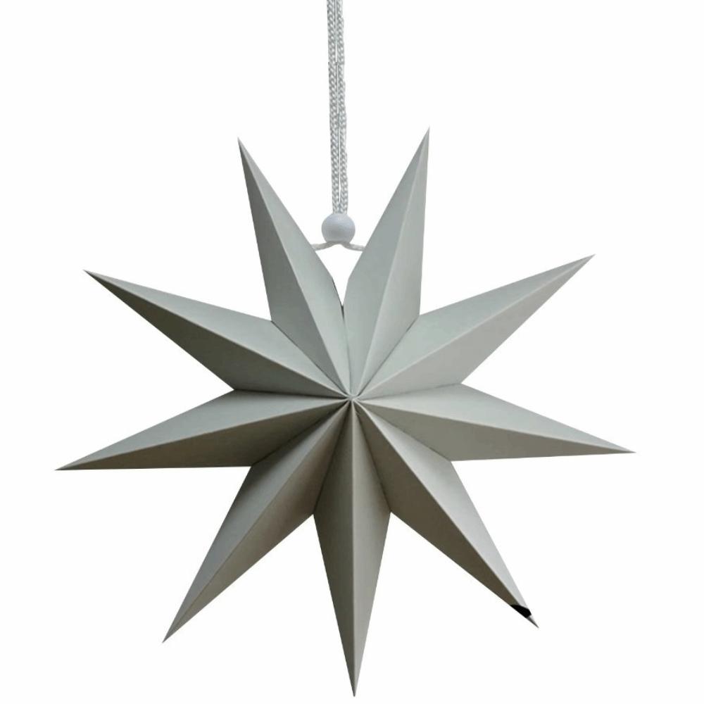 New 30cm Star Lanterns 9-Pointed DIY Crafts Christmas Decorations Folding Party Decorations Birthday Party