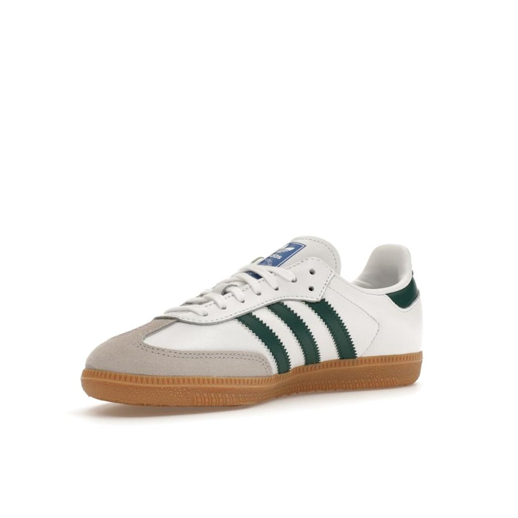Adidas Samba OG Big Kid White Collegiate Green Gum Kids Sneakers Cloud-White IE1331
