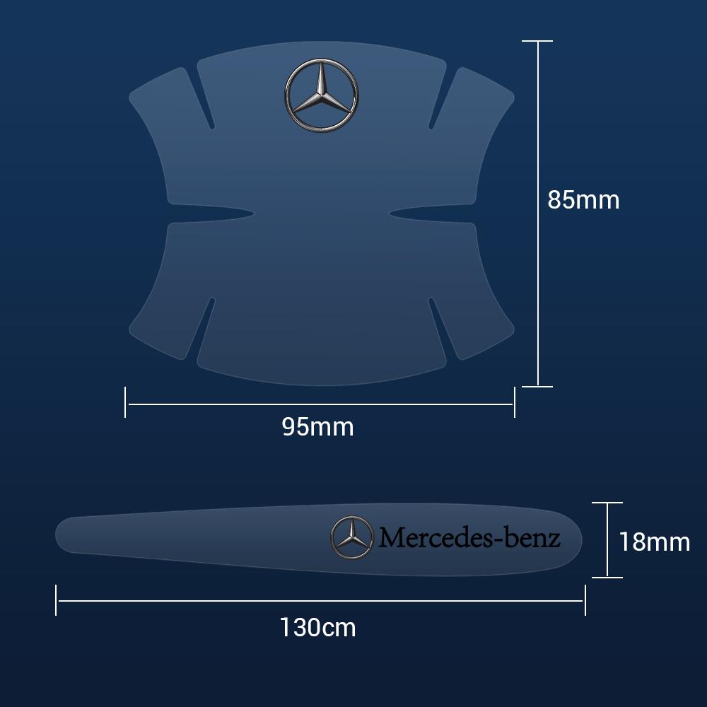 GLC GLB 8pcs Transparent Car Door Handle Protector Film Anti Scratch Stickers For Mercedes Benz AMG W212 W108 W124 W204 W205 W2