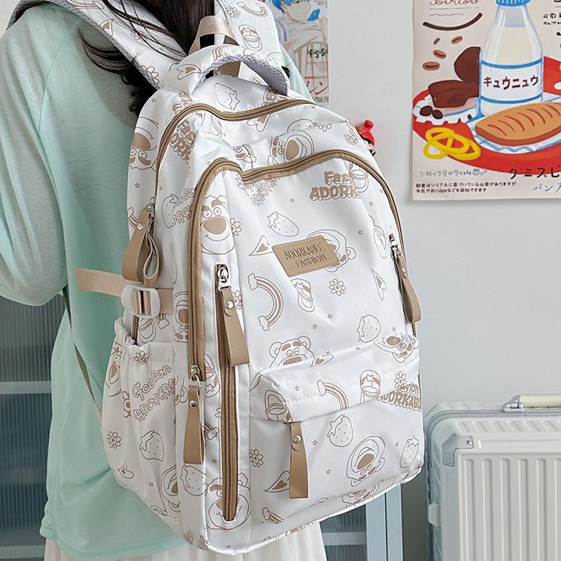 2025 Versatile Durable Backpack: Large Capacity for College & High School Students, Travel & Computer Use, Stylish Ins Design