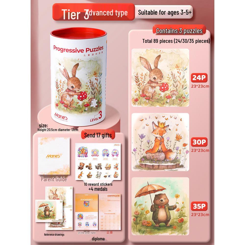 Marie's Children's Educational Puzzle Toy for Ages 2-10