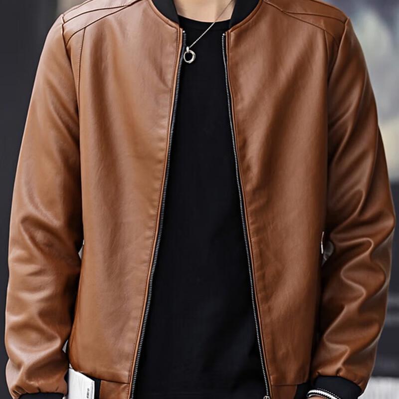 PLAYBOY Men's Loose Fit Casual Baseball Collar Jacket