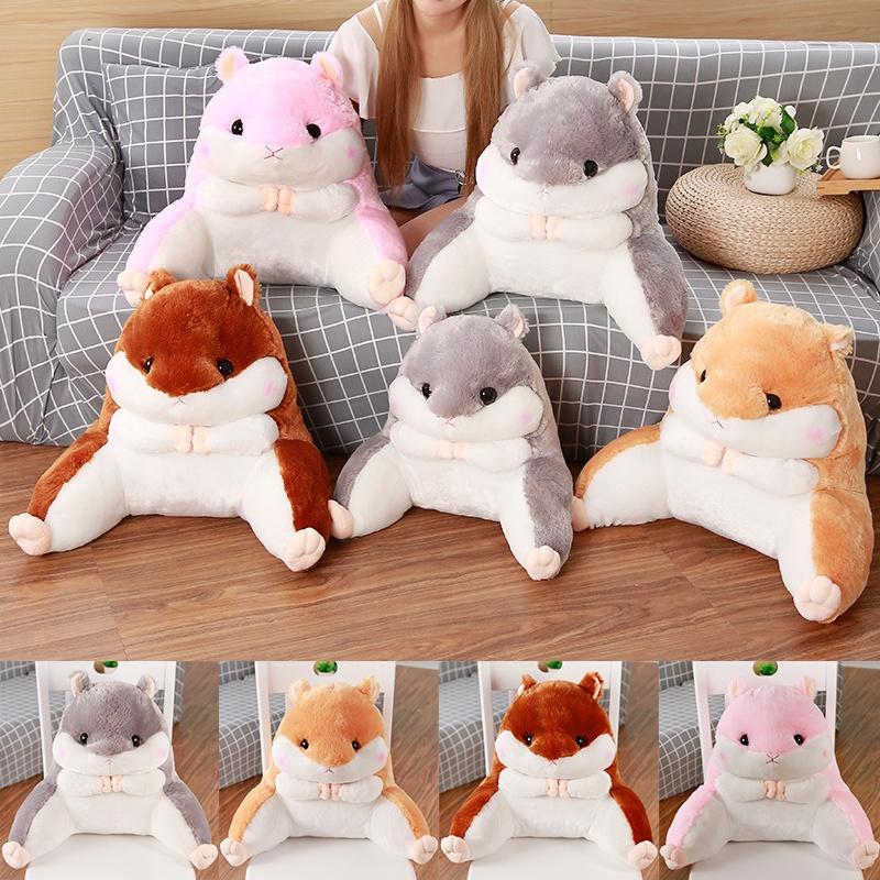 Cozy Hamster Lounger Back Pillow Plush Pp Cotton For Better Lumbar Support