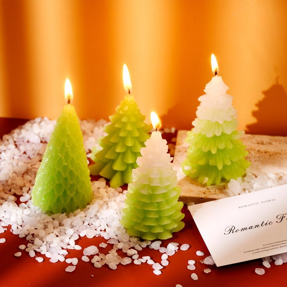 Silicone Scented Candle Molds Christmas Atmosphere Soap Making Tools Candle Mold  Party Decoration