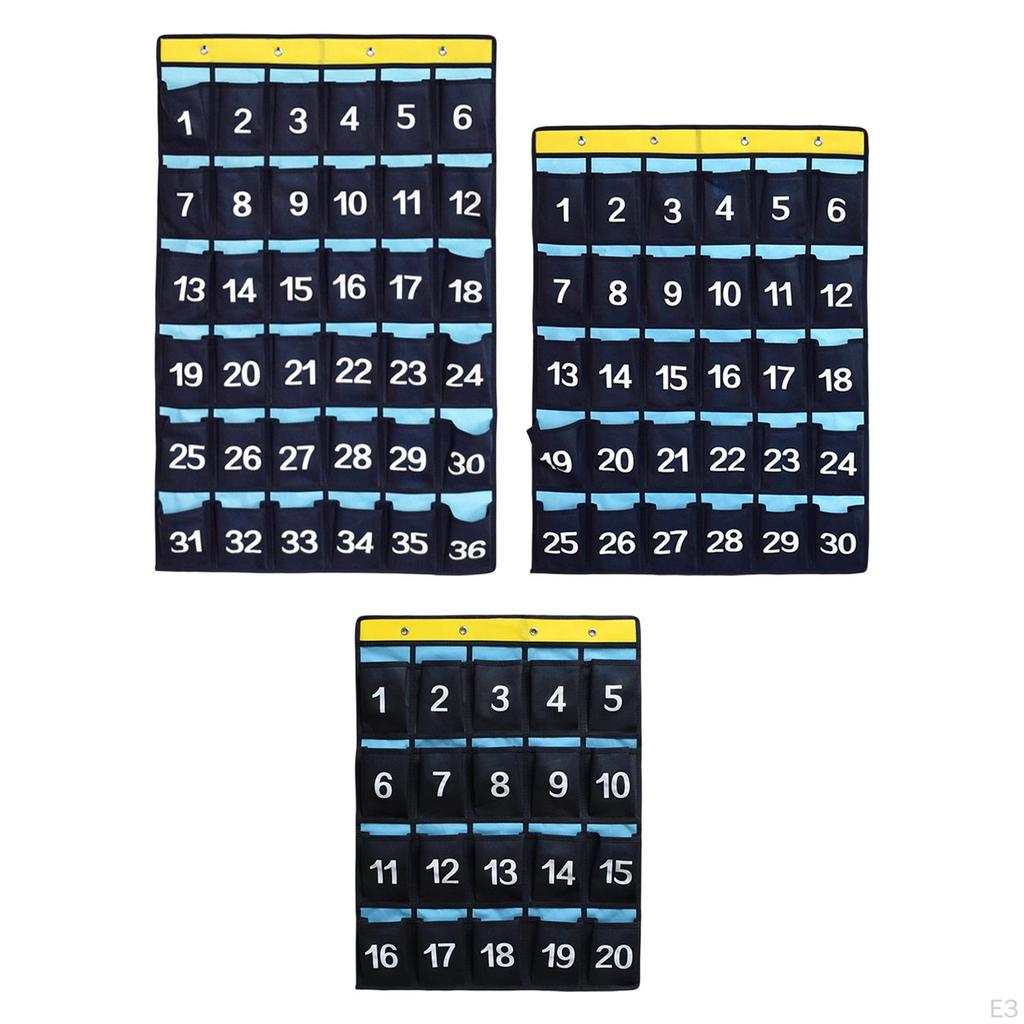 Pocket Chart Hanging Wall Door Storage Organizer Decor Easy Install Bag Holder for Sundries