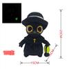 Plague Doctor Plush Toy Plague Crow Halloween Lantern Luminous Doll Light-Absorbing Rag Doll