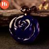 Hi Amber Bienenwachs handpolierter baltischer Blutperlen-Rosen-Anhänger, Herren- und Damen-Pullover-Kettenanhänger