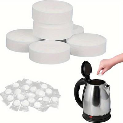 1/30 pezzi Compresse Disincrostanti all'Acido Citrico per Macchine da Caffè, Erogatori d'acqua, Bollitori, Materiale PET, Soluzione Pulente Fresca ed Efficace