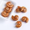 Glazed Snail Ceramic Beads Retro DIY Jewelry Making Pendant Conch Spacer Porcelain Beads  Craft