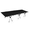 Adjustable Aluminum Alloy Folding Camping Cot - Portable and Lightweight, 80x210 Cm
