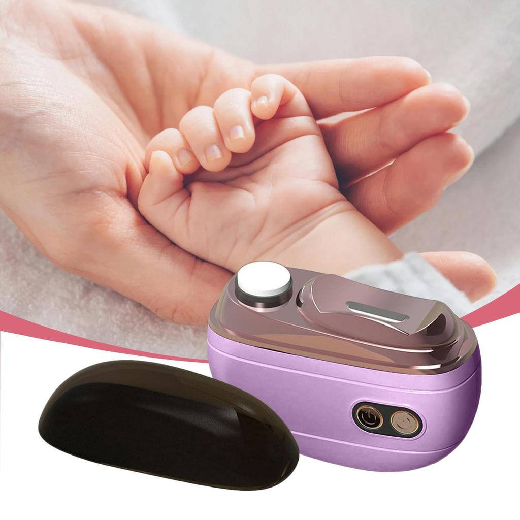 Electric Nail Trimmer with LED Light 2-Speed Automatic 4 In1 Automatic Nail Clipper for Seniors Elderly Women Adults Kids