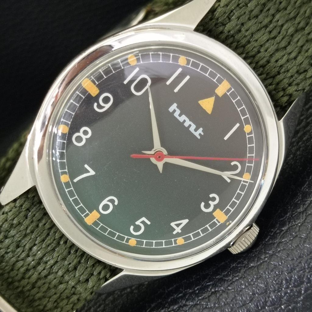 

HAND-WINDING VINTAGE HMT INDIAN MENS BROWN COLOR DIAL WATCH a702837-1 R211-a702837