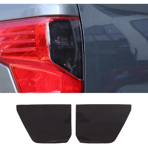 

Tail Light Trim Film Compatible with Nissan Titan 2016-2023, Rear Taillight Lamp Vinyl Tint Film with Wrap Cover Vinyl Decals, 2PCS (Matte Black) чёрный