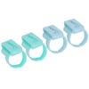 4Pcs Knitting Thimble Tool Plastic Finger Guides Sweater Wool Yarn Sewing Accessories