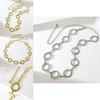Spring Fashion Metal Waist Chain For Women With Carved Details For Casual Wear