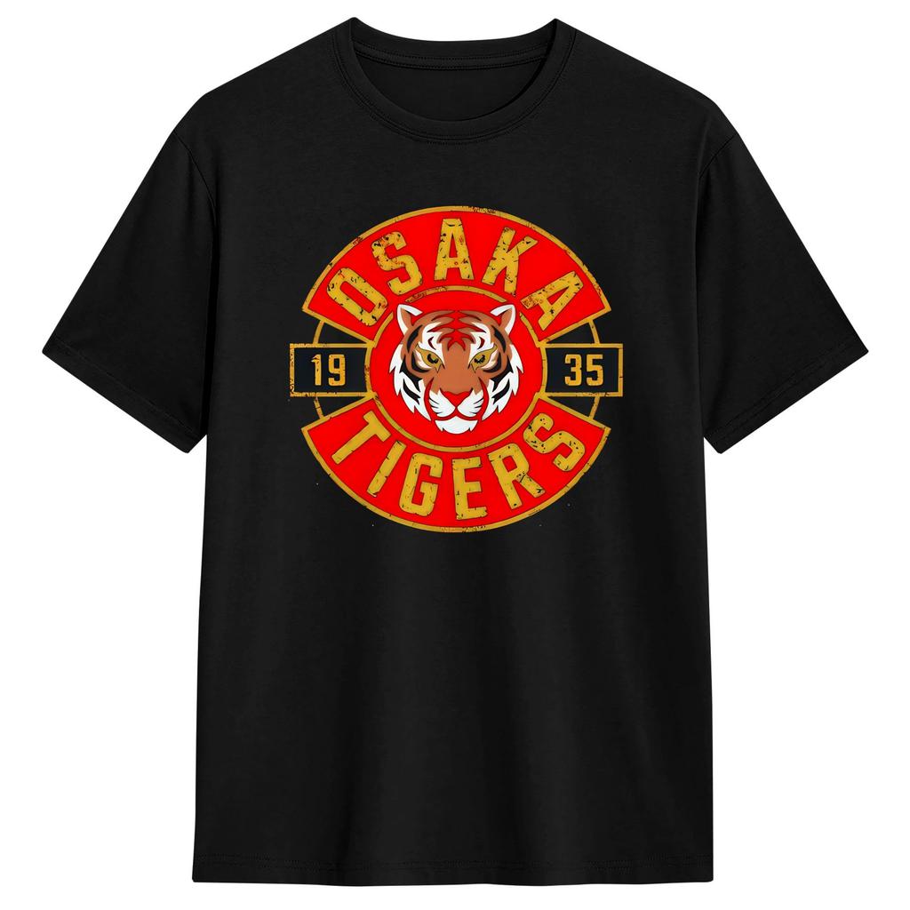 Unisex T Shirt Osaka Tigers 1935 T Shirts Popular Summer Tee Shirt Y2K Retro 100 Cotton Clothes Plus Size 5XL