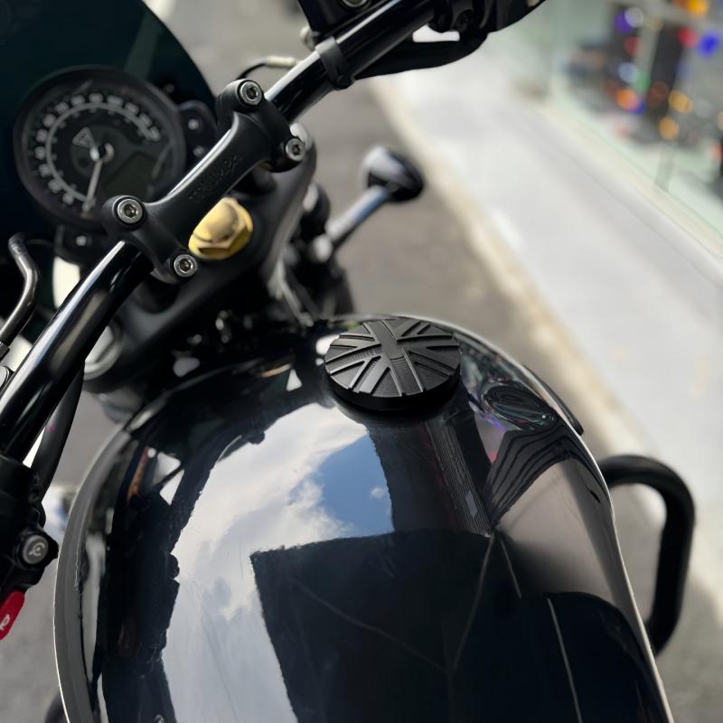 For Triumph Bonneville Bobber T120 T100 Street Twin Scrambler Thruxton 900 Motorcycle Petrol Fuel Gas Tank Cap Retro Oil Cover
