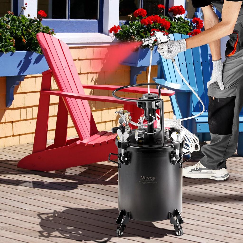 Réservoir à pression pour peinture en aérosol 30 L / 7,5 gal Agitation entièrement automatique 70 psi