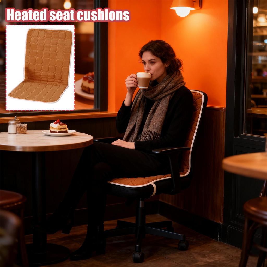 Verwarmd Kussen 9 Temperatuurinstellingen Slimme Timer Verwarmer Stekker-in Verstelbaar Slimme Timer Stoelverwarmer Pad Voor Werkplek Huis Auto Reizen