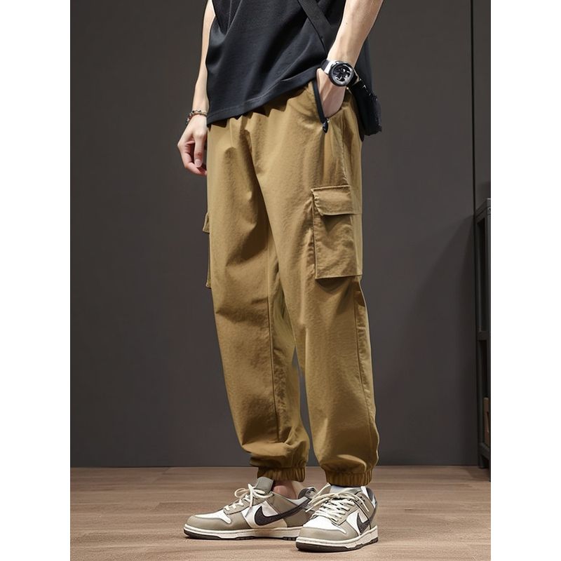 Mountain Outdoor Functional Quick-Drying Ankle-tied Overalls Men's Summer Thin Sports Pants Foreign Trade Men's Casual Trousers