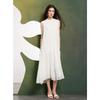 Sancai Elegant Sleeveless Loose A-line Long Dress