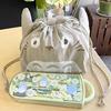 Skater Childrens Lunch Box Die-cut Drawstring Bag My Neighbor Totoro Ghibli KB7D-A