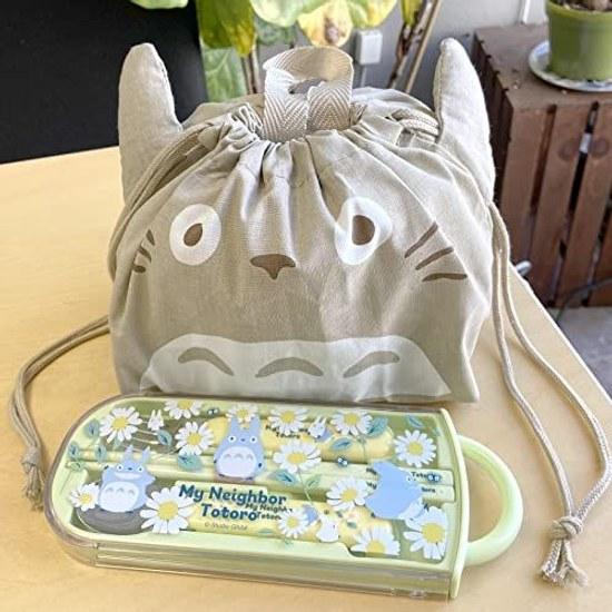 Skater Childrens Lunch Box Die-cut Drawstring Bag My Neighbor Totoro Ghibli KB7D-A