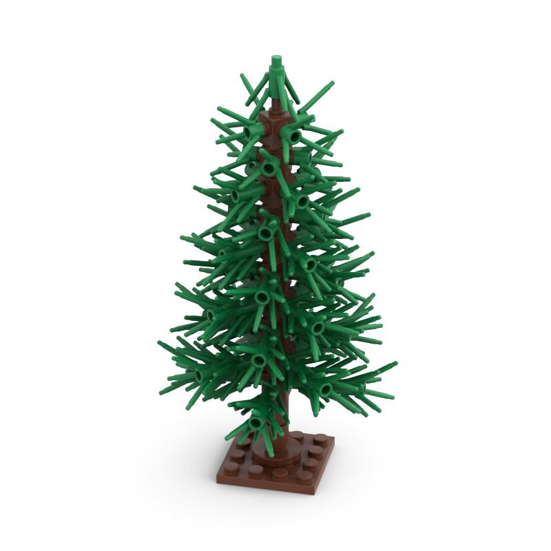 MOC City Street Scene Plant Model Sets Forest Assemble Building Block Park Jungle Assemble Bricks Toys