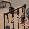 Multi-function Camping Cookware Stand Hanging Organizer with Hooks for Camping