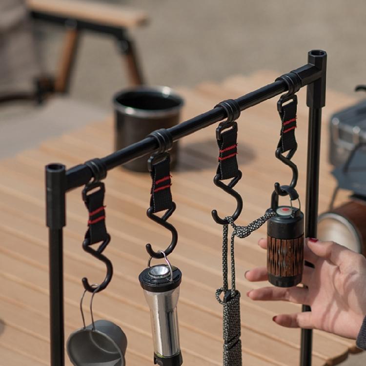 Multi-function Camping Cookware Stand Hanging Organizer with Hooks for Camping