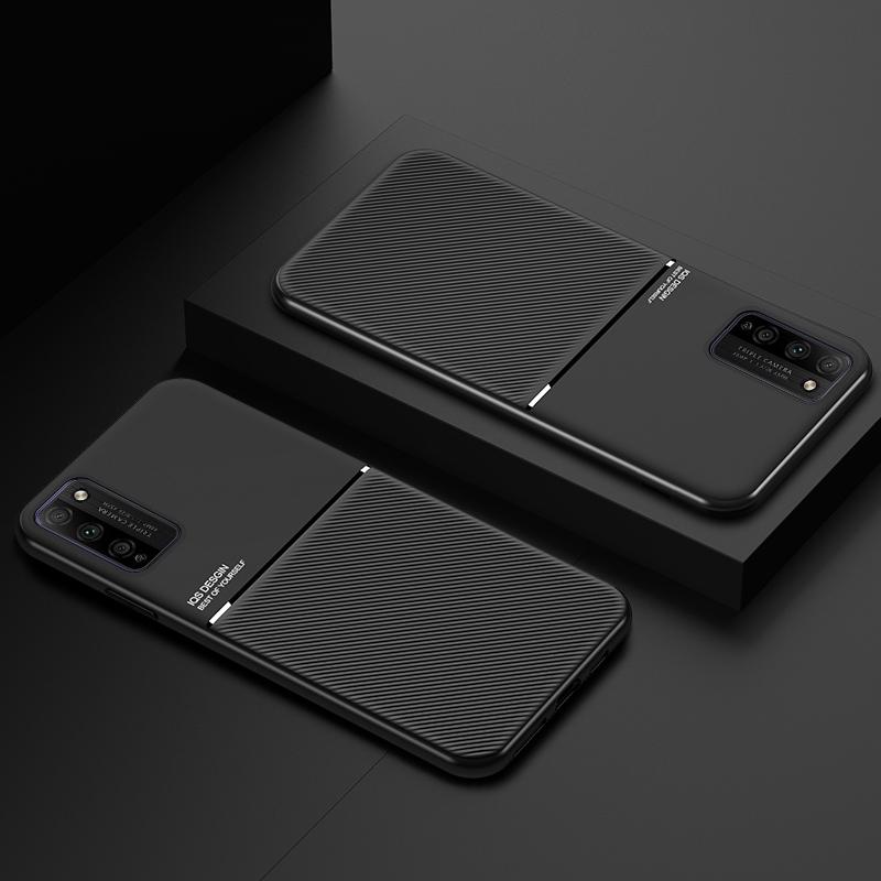 Nowe Luksusowe Magnetyczne Etui na Telefon Dla Huawei Honor 8X Dla Honor 9 9X 10 10X Lite 20 30 30i Z Antypoślizgowym Silikonowym Pokrowcem na Tył Odpornym na Wstrząsy