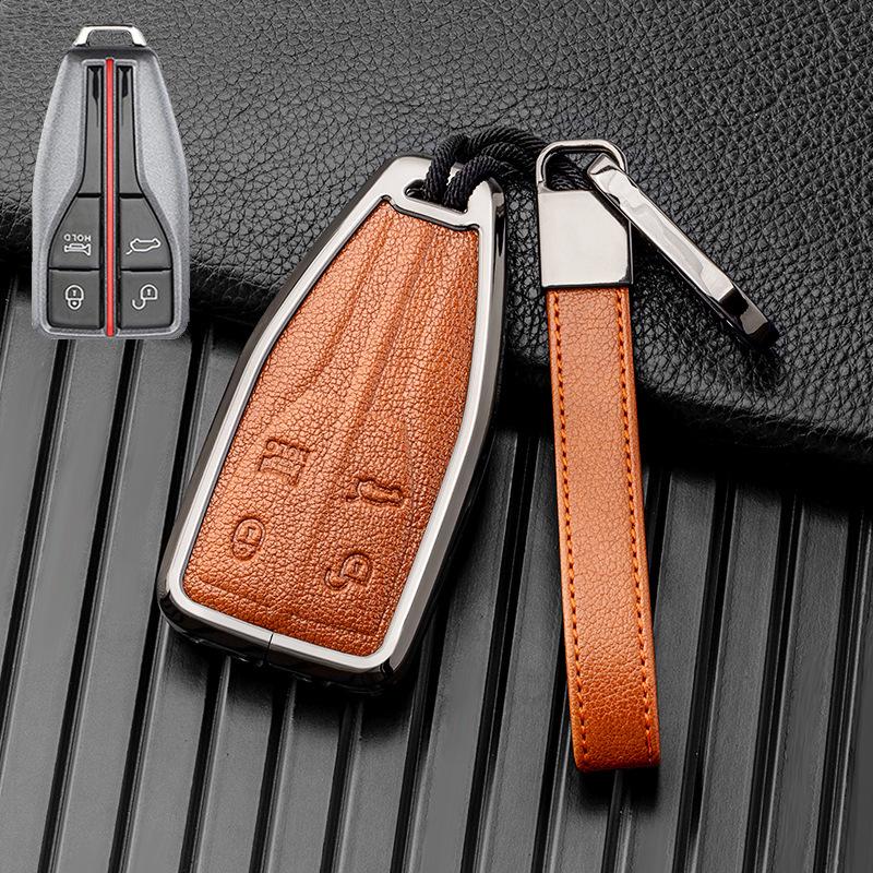 2022 Hongqi HS5/H5/H9/HS7/HS9 Metal Key Case for Men
