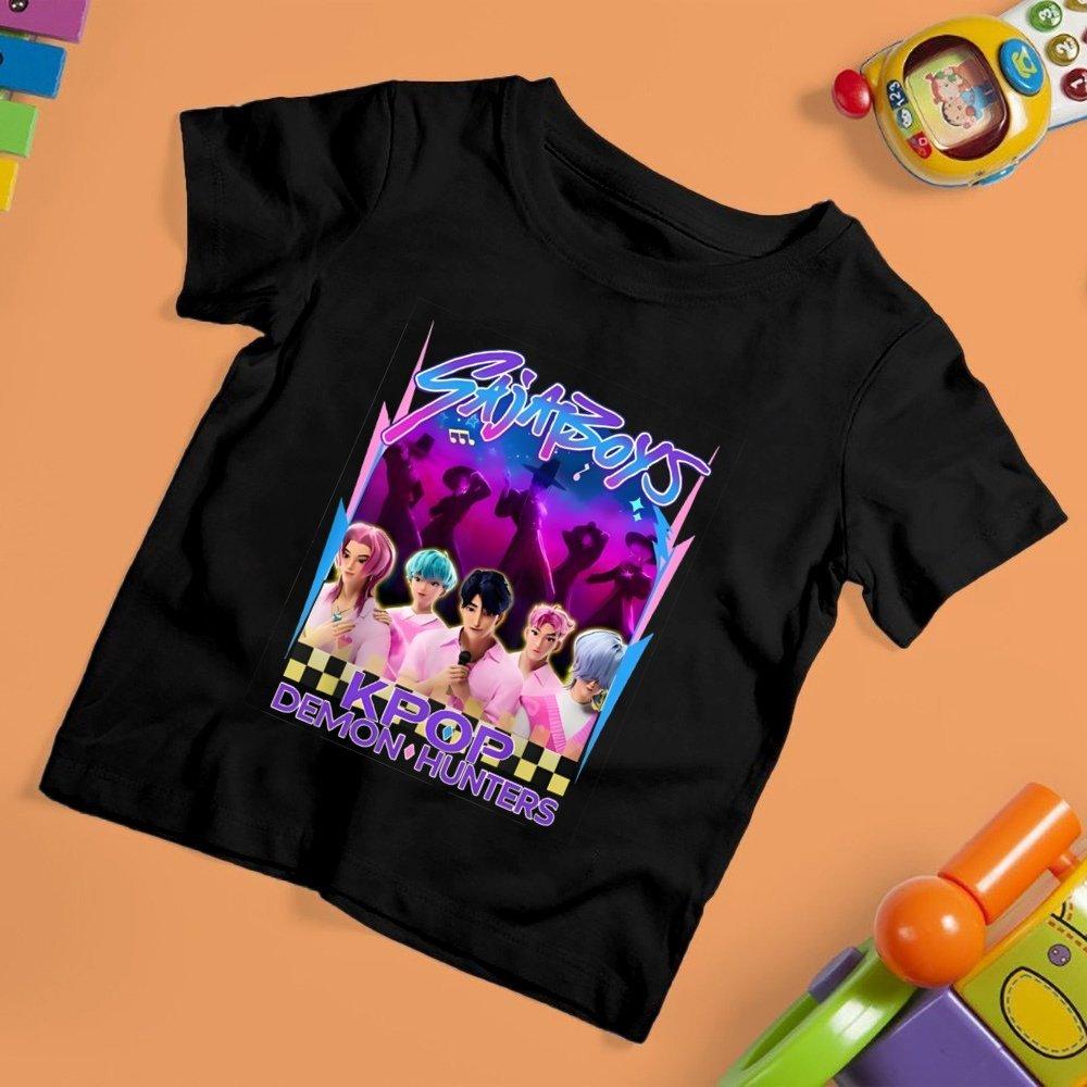 Y2k Kpop Sajaboys Anime T Shirt Men Women Loose Cotton Short Sleeve Graphic Tee Streetwear Casual Top Summer Fashion Unisex