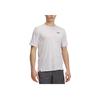 Tech Vent Classic Comfortable Soft Versatile Short Sleeve T-Shirt Men Tops Light-Gray 1390047-023
