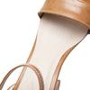 Women's high-heeled sandals summer classic simple and versatile thick-heeled large-size open-toed sandals
