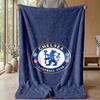 Chelsea FC Theme Blanket Soft Flannel Fleece Blanket Warm Lightweight Throw Blanket for Home Sofa Bed