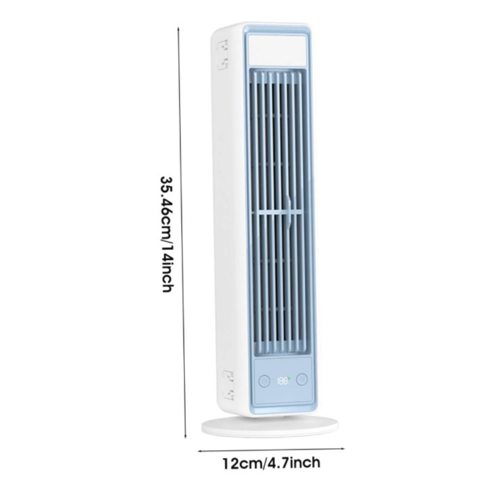 Ventilatore Condizionatore d'Aria Multidimensionale Silenzioso Senza Pale Raffrescatore d'Aria Silenzioso Umidificatore Montabile a Parete