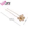 Korean U-Shaped Rhinestone Hairpin for Hanfu Hair Buns