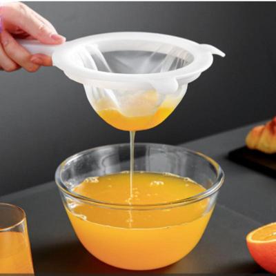 100 Mesh Küchen-Nussmilchfilter, ultrafeines Mesh-Sieb, Nylon-Mesh-Filterlöffel für Sojamilch, Kaffee, Joghurt, Siebe