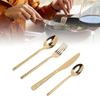Flatware Set for 6 Person Stainless Steel Utensil Cutlery Set Fork Spoon Tableware Dishwasher Safe for Restaurant Wedding Party
