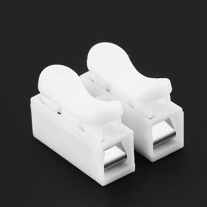 20Pcs 1P 2P 3P Spring Clamp Cable Wire Connector - No Screw Quick Terminal Block