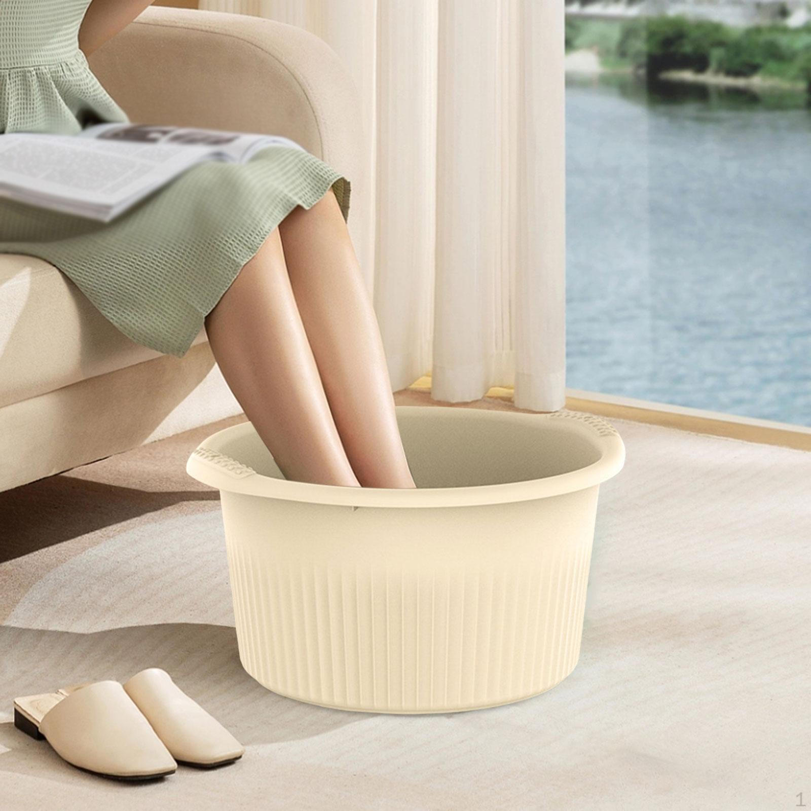 

Ванночка для замачивания ног, Ведро, Бытовая ванна, Портативная, Прочная, Расслабляющая, Домашний СПА-массаж Round