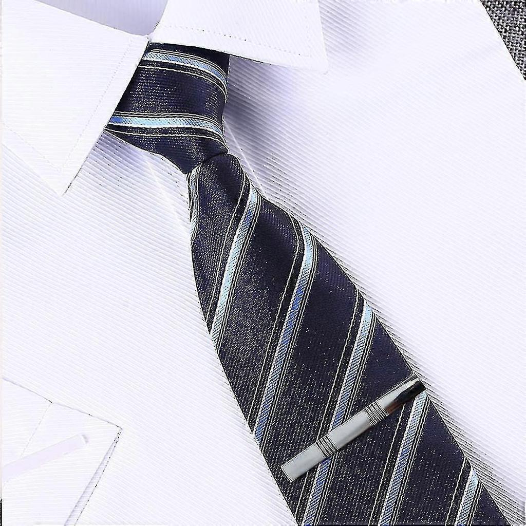 4pcs Tie Clip,tie Pin Men's Tie Clip,silver Tie Clip Clip Clip Set,2.3 Inches Metal Buckle yu