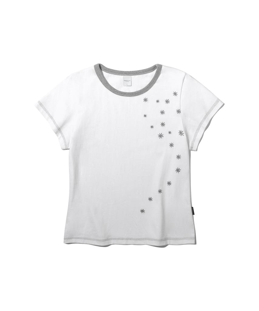 URBANSTOFF Milky Way Embroidery Tee (White)