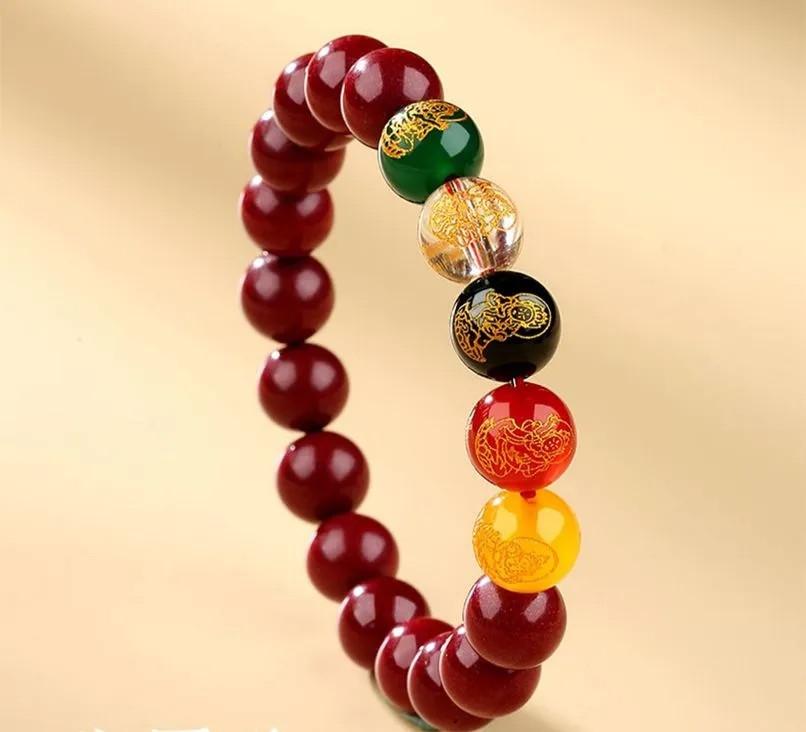 Bracelets For Men In Natural Stones Diameter 8mm High Quality Materials Birthday
