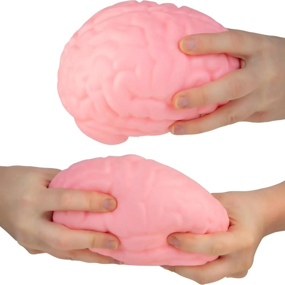 Slow Rising Brain Squishy Toy Moldable Prank Toy Unique Squeeze Toy for Adults Kids