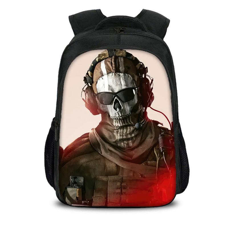 Call of Duty Double Layer Backpack Durable, Fashionable, Large Capacity School Boy and Girl Birthday Best Gift