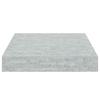 Vidaxl Wisząca Półka Ścienna, Szarość Betonu, 23 X 23,5 X 3,8 Cm, Mdf