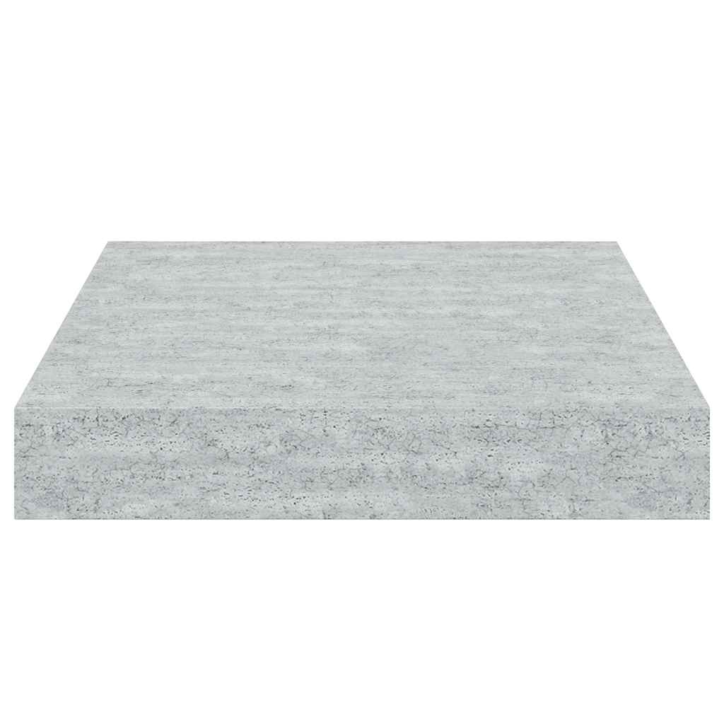 Vidaxl Wisząca Półka Ścienna, Szarość Betonu, 23 X 23,5 X 3,8 Cm, Mdf